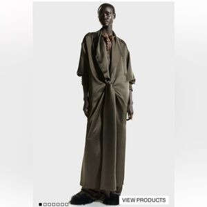 H&M Olive Maxi Dress